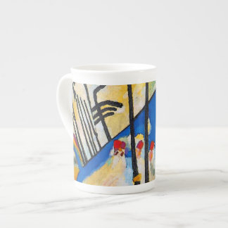 Taza De Porcelana Composición Cuatro de Wassily Kandinsky - Arte Abs