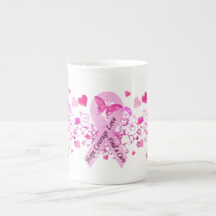 Taza De Porcelana Conciencia del cáncer de pecho