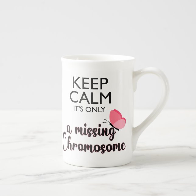 Taza De Porcelana Conciencia del síndrome de Turner cromosómico ause (Derecha)