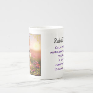 Taza De Porcelana Conejo - Zodiaco Chino