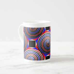 Taza De Porcelana Cono espiral por Kenneth Yoncich