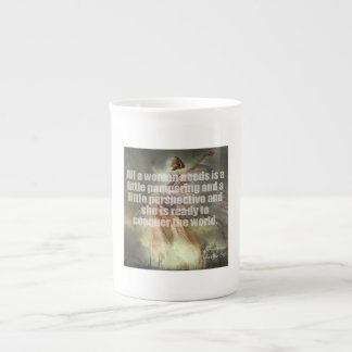 Taza De Porcelana Conquiste el mundo