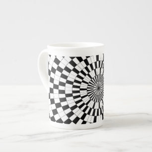 Taza De Porcelana Contrarrestas espirales de Kenneth Yoncich
