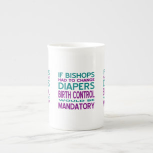 Taza De Porcelana Control de Natalidad Obligatorio 2
