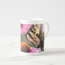 Taza De Porcelana Copa de mariposas