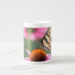 Taza De Porcelana Copa de mariposas