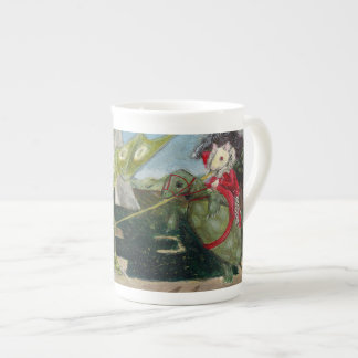 Taza De Porcelana Copa del Té de Ratón de San Jorge