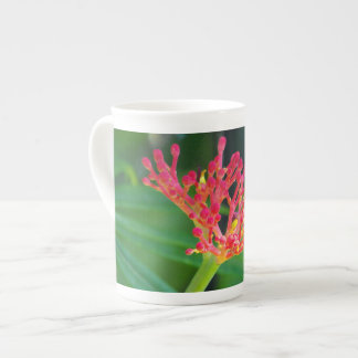 Taza De Porcelana Coral Bush en flor