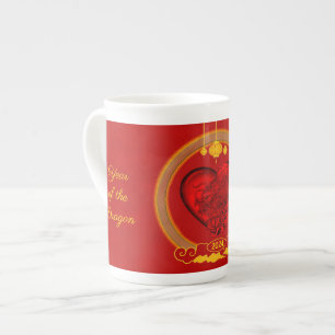 Taza De Porcelana Corazón del dragón, Año del dragón