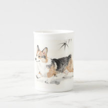 Corgi Acuarela – Arte de Perro Caprichoso con Tint