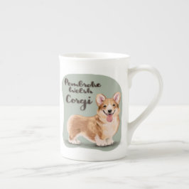 Taza De Porcelana Corgi galés