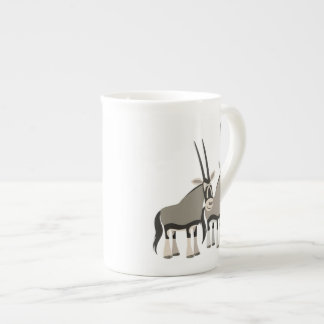 Taza De Porcelana Corto par de orquídeas Personalizados
