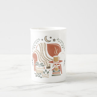 Taza De Porcelana Cozy Reading Nook Coffee Lover
