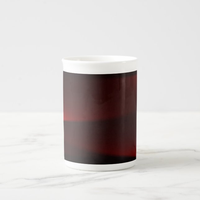 Taza De Porcelana Cranberry Y Luces Negras (Frente)