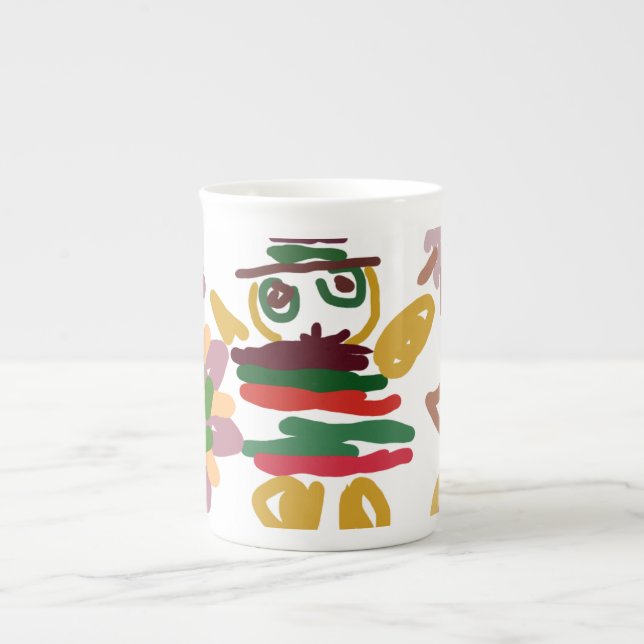 Taza De Porcelana Crazy dance gingerbread   (Frente)