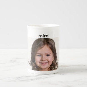 Taza De Porcelana Crea tu propia foto de niño personalizada
