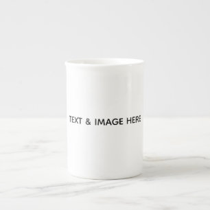 Taza De Porcelana Crea tu propio blanco