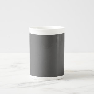 Taza De Porcelana Crea tu propio diseño personalizado gris oscuro