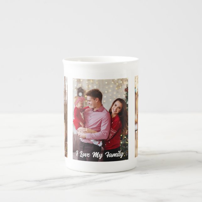 Taza De Porcelana Crear su propia foto familiar de Personalizados (Frente)