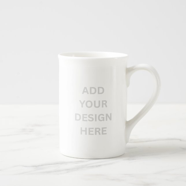 Taza De Porcelana Create Your Own Custom Design Bone China Mug (Derecha)