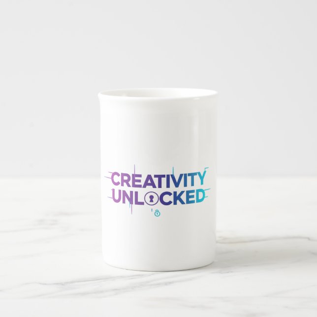 Taza De Porcelana Creativity Unlocked (Frente)