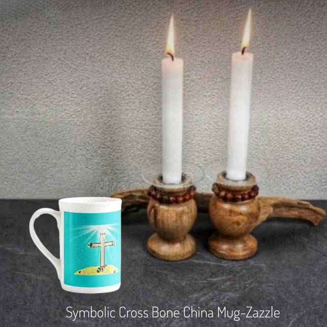 TAZA DE PORCELANA CRUZ SIMBÓLICA (Subido por el creador)