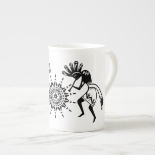Taza De Porcelana Cultura de los nativos estadounidenses - Baile sol