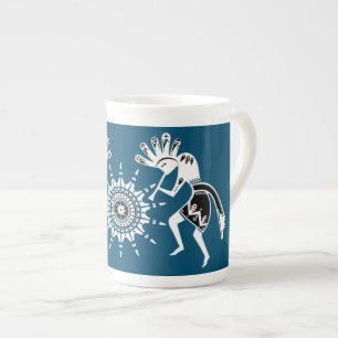 Taza De Porcelana Cultura de los nativos estadounidenses - Baile sol