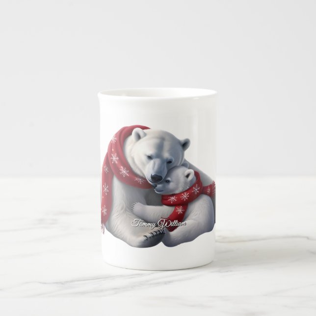 Taza De Porcelana Curiosa moda moderna Funny Feliz Navidad (Frente)