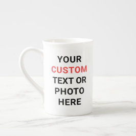 Taza De Porcelana Custom Mug | Add Text, Photo, Logo or Design Here 