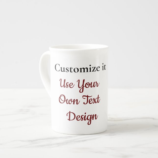 Taza De Porcelana Custum Mug (Izquierda)