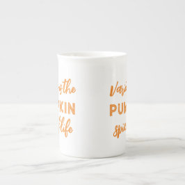 Taza De Porcelana Cute calabaza spice otoño
