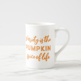 Taza De Porcelana Cute calabaza spice otoño
