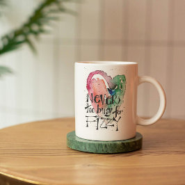 Taza De Porcelana Cute Girly 'nunca demasiado ocupado para Fizzy'