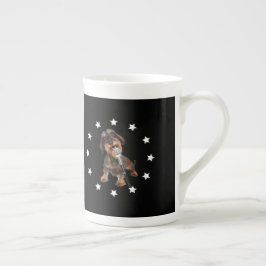 Taza De Porcelana Dachshund Singer