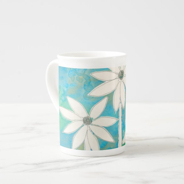Taza De Porcelana Dainty Daisies II (Izquierda)
