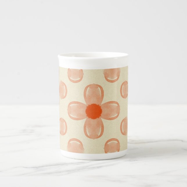 Taza De Porcelana Dainty Dot Florals (Frente)