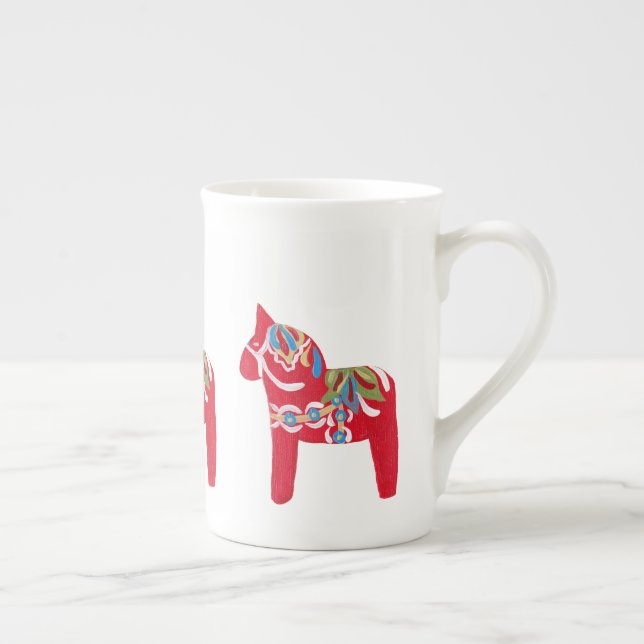 Taza De Porcelana Dala Horse (Derecha)