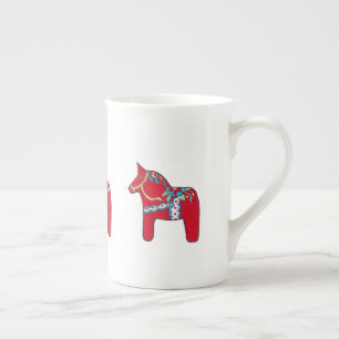 Taza De Porcelana Dala Horse
