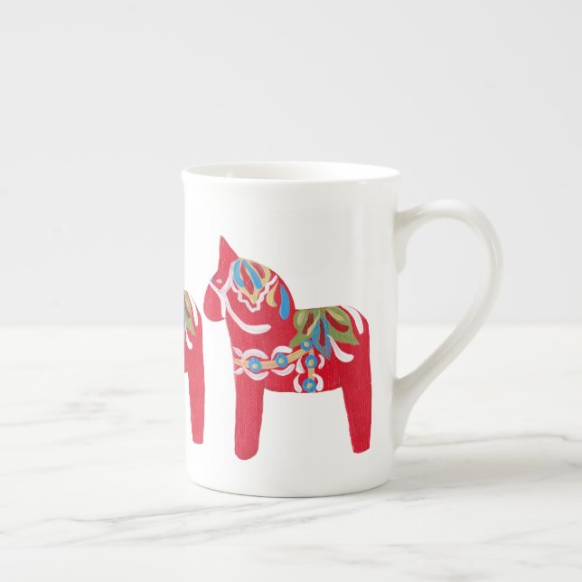 Taza De Porcelana Dala Horse (Derecha)