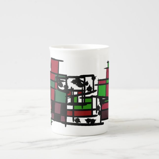 Taza De Porcelana Dalmacia en invierno (Frente)