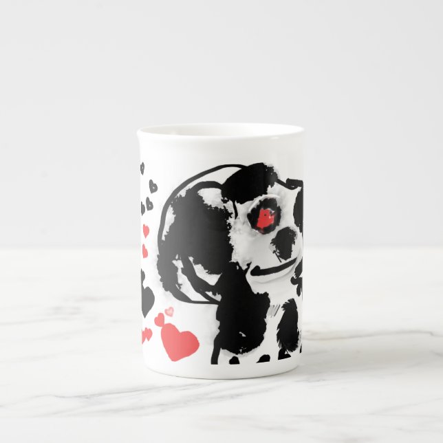 Taza De Porcelana Dalmacia envió amor (Frente)