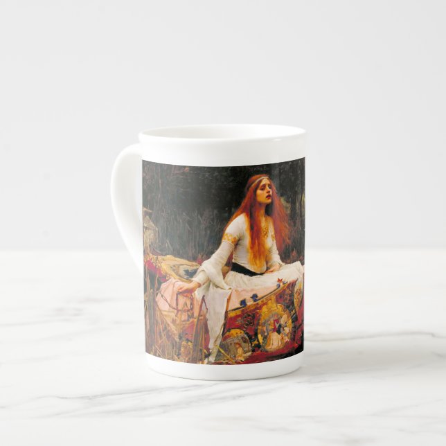 Taza De Porcelana Dama de Castillo de Shalott (Izquierda)