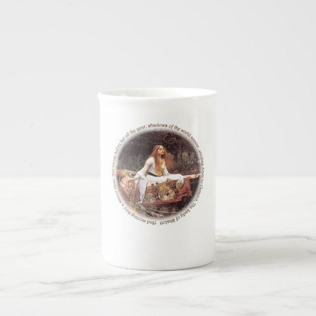 Taza De Porcelana Dama de Shallot (Frente)