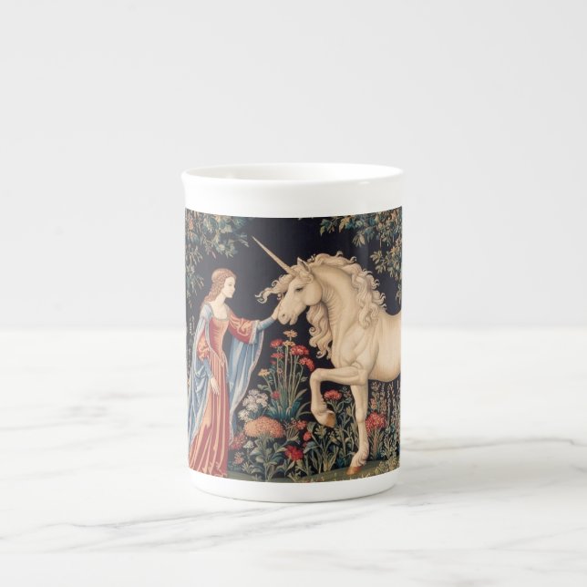 Taza De Porcelana Dame à la Licorne (Frente)