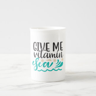 Taza De Porcelana Dame Vitamina Mar