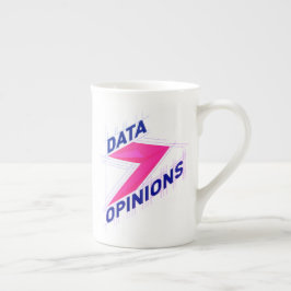 Taza De Porcelana DATA > OPINIONS | Geek Bone China Mug - Bright