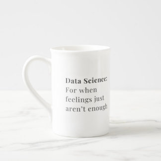 Taza De Porcelana Data Science Mug - Para cuando los sentimientos no