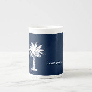Taza de porcelana de Carolina del Sur