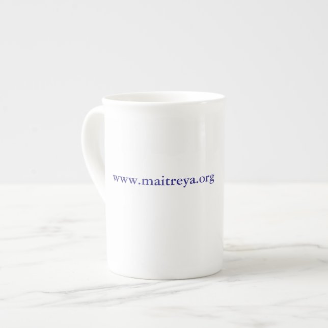 Taza de porcelana de hueso (Izquierda)
